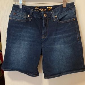Denim shorts